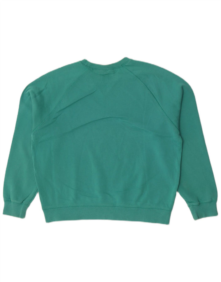 Carhartt Dame Oversized Sweatshirt Jumper UK 10 Lille grøn bomuld