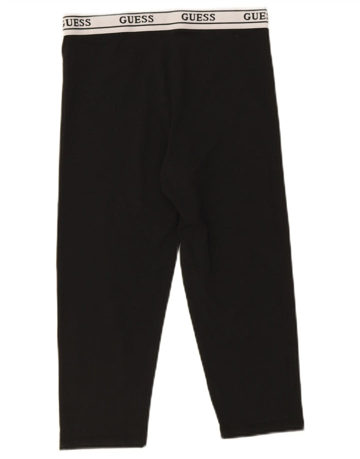 Guess Womens Capri Leggings UK 10 Small Black Modal