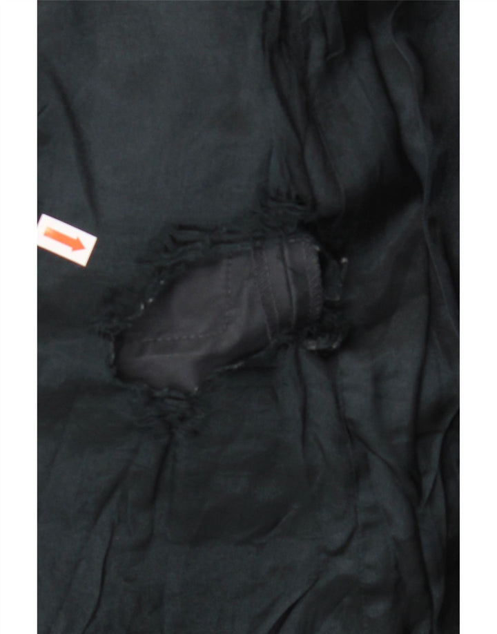 MAX & CO. Womens Trench Coat UK 6 XS Navy Blue Polyester