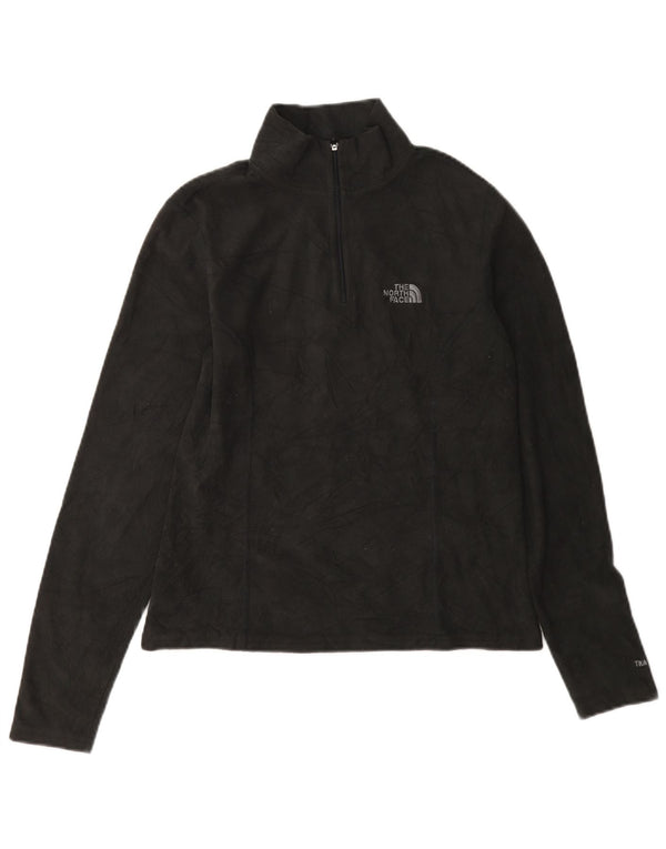 The North Face Dame Loose Fit Fleece Jumper med lynlås-hals UK 6 XS Grå
