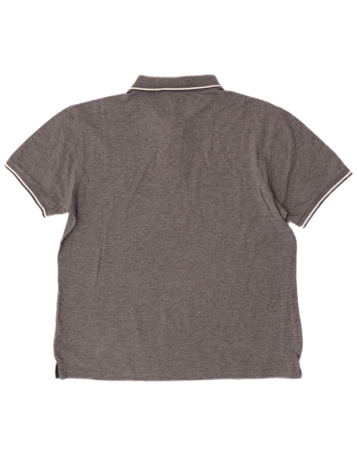 Sergio Tacchini Herre Slim Fit Polo Shirt Stor Grå Bomuld