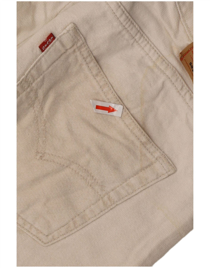 LEVI'S Herre 501 Straight Casual Bukser W32 L30 Hvid