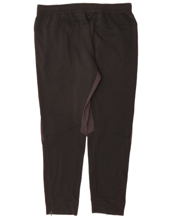 Nike Herre Dri Fit Grafisk træningsdragt Bukser Joggers 2XL Sort Colourblock