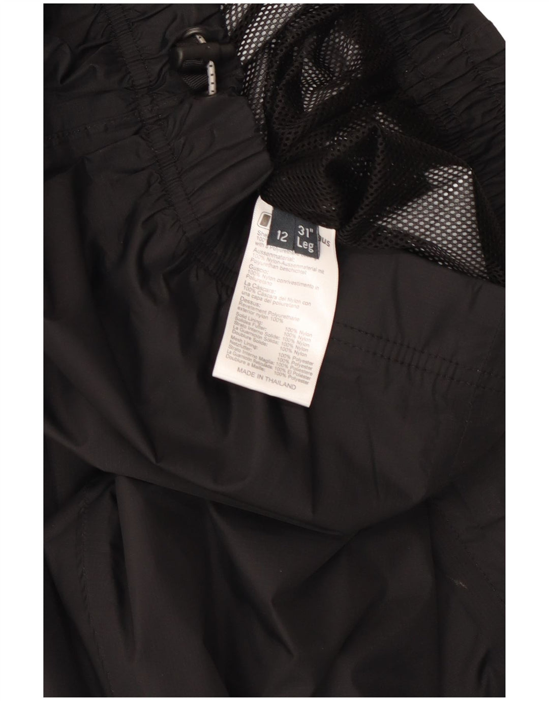 Berghaus Dame Vandtætte Bukser UK 12 Medium Sort Nylon