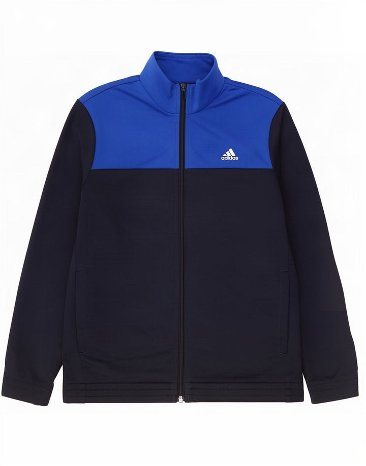 Adidas Træningsdragt Topjakke til drenge 13-14 år Blå Colourblock Polyester
