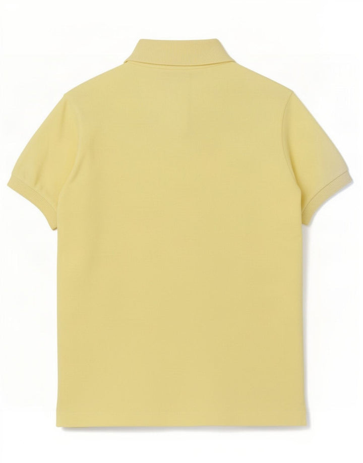 Lacoste herre poloshirt størrelse 4 Medium gul bomuld
