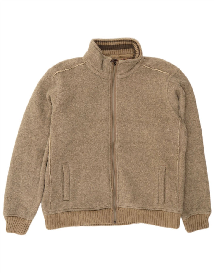 Marks & Spencer Herre Blue Harbor Træningsdragt Topjakke Stor Beige Flecked