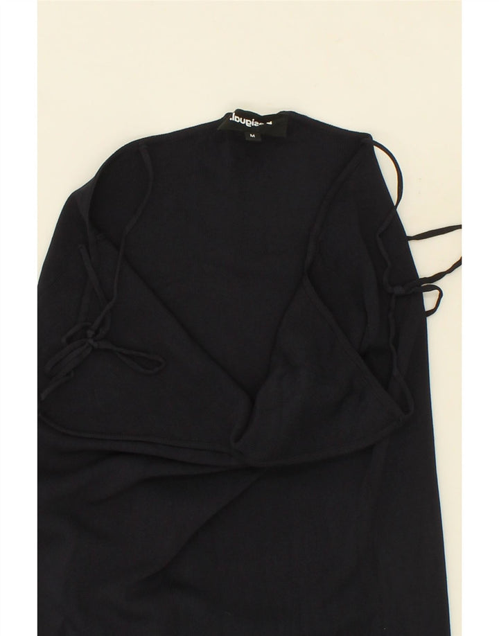 DESIGUAL Womens Abstract Pattern Maxi Dress UK 12 Medium Black Colourblock Vintage Desigual and Second-Hand Desigual from Messina Hembry 