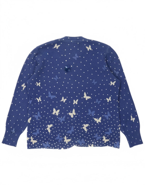 Heron Womens 2-delt nederdelsæt UK 14 Medium W34 Blue Spotted Butterfly