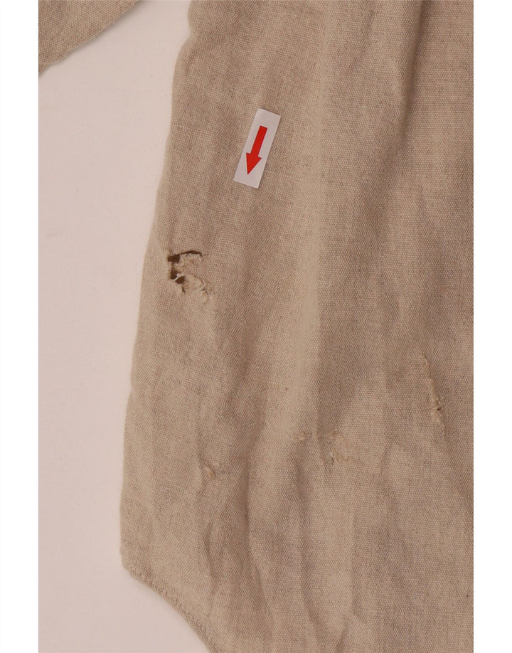 Energie Herreskjorte Stor Beige Linned