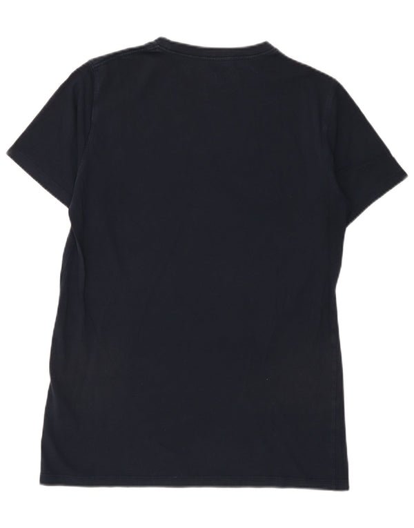 Timberland Herre Slim Fit Grafisk T-shirt Top Medium Marineblå Bomuld