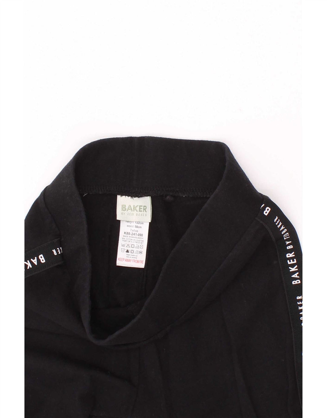 Ted Baker piger grafiske leggings 6-7 år sort bomuld