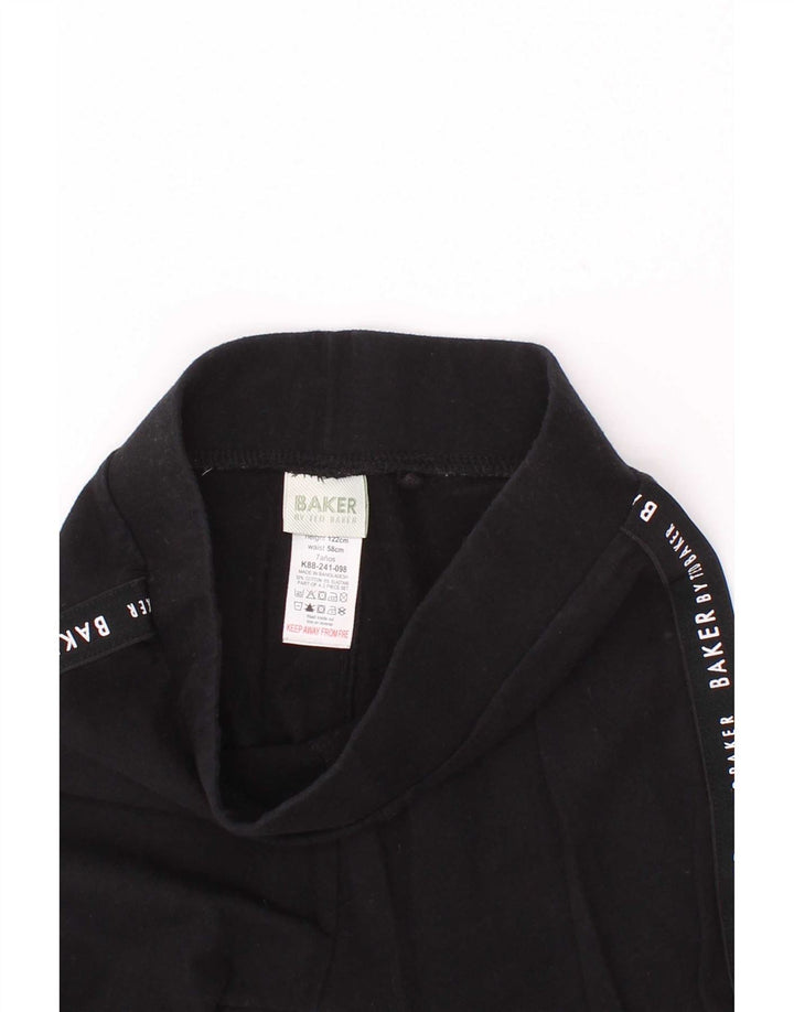 Ted Baker piger grafiske leggings 6-7 år sort bomuld