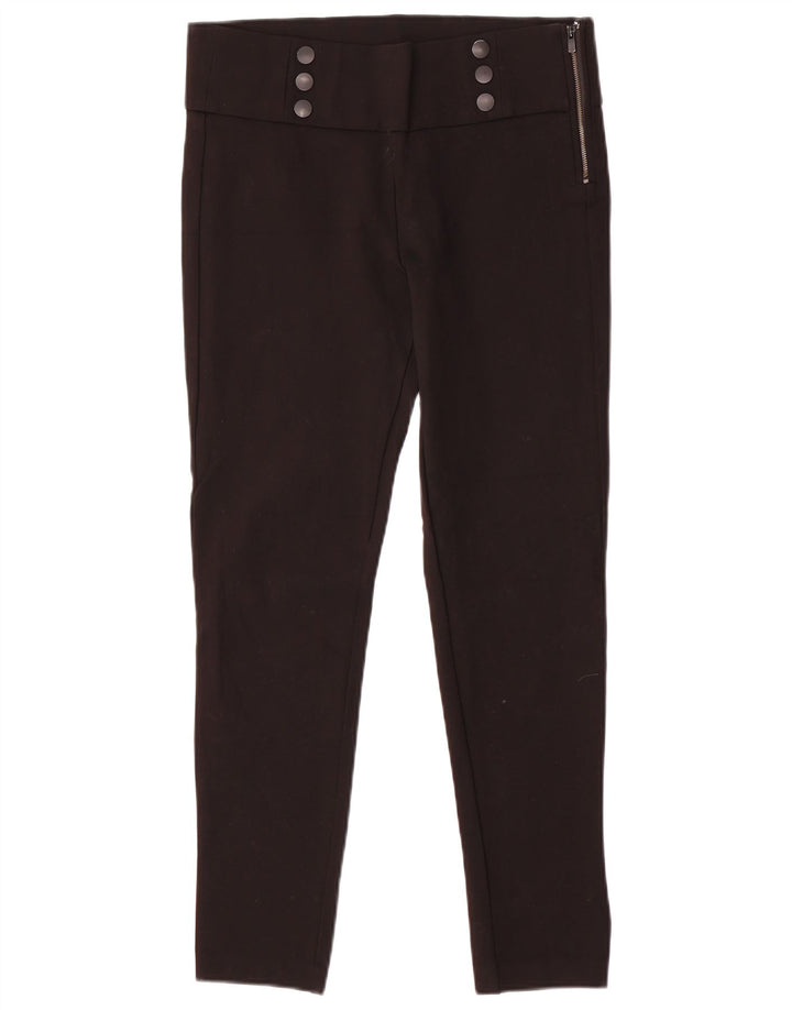Zara Dame Slim Casual Bukser Large W32 L29 Sort