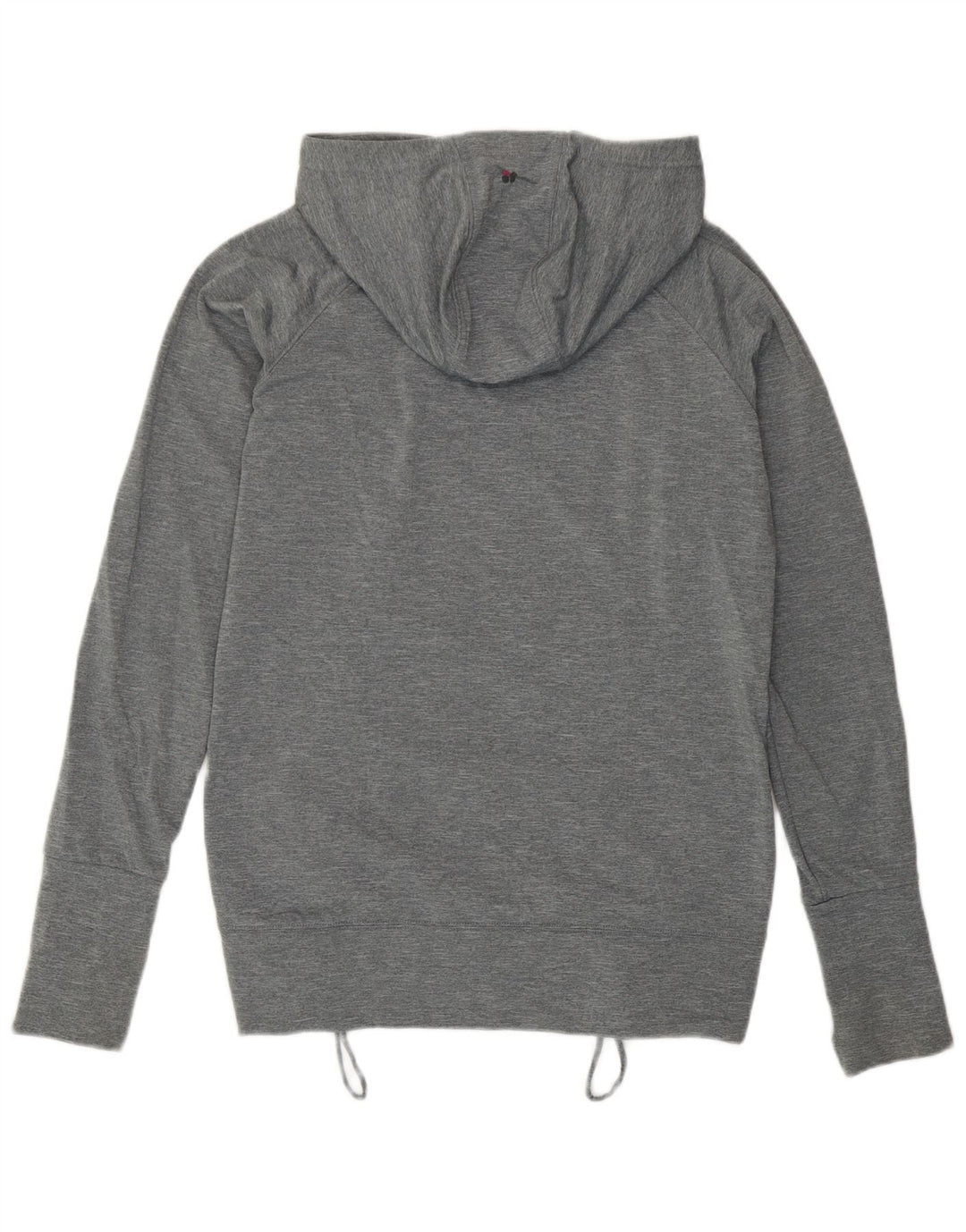 Sweaty Betty Dame Hoodie Jumper UK 14 Medium Grey Flecked Polyester