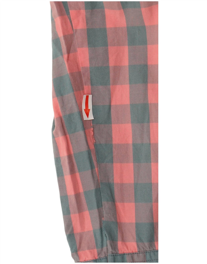 J. Crew Herre Slim Shirt Large Pink Gingham