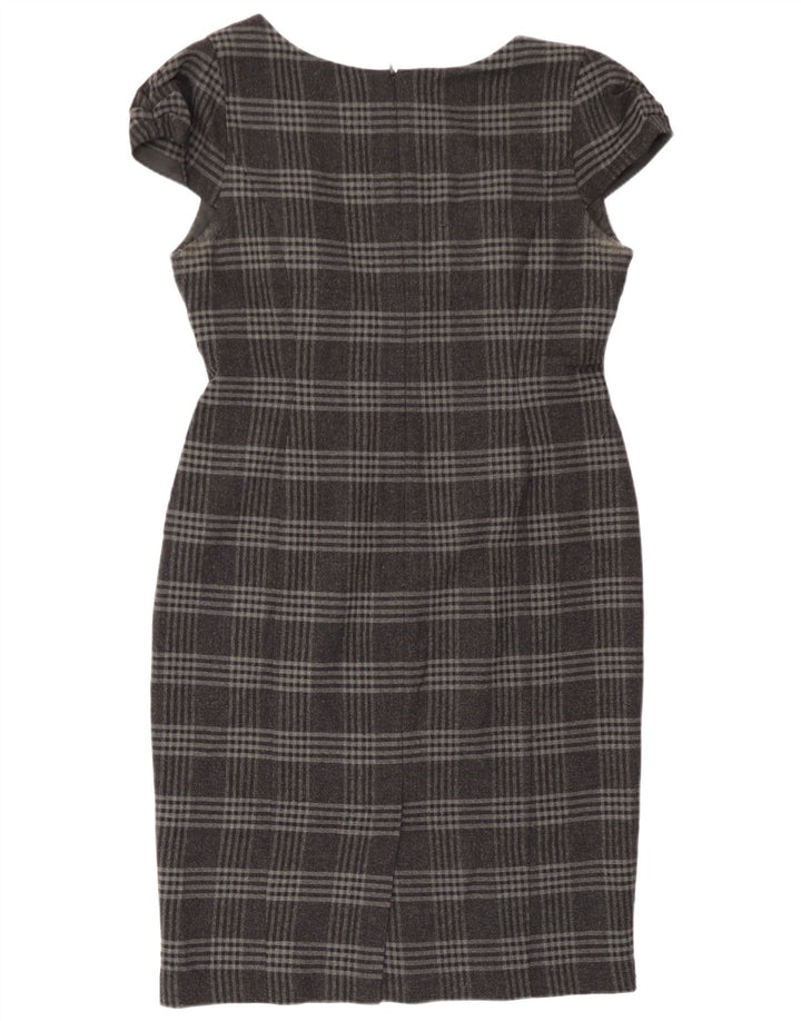 Marks & Spencer Womens Sheath Dress UK 14 Medium Grey Ternet polyester
