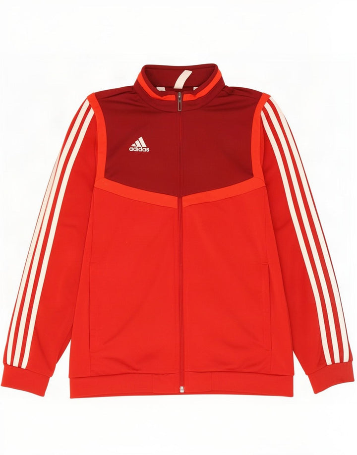 Adidas Træningsdragt Topjakke til drenge 11-12 år Rød Colourblock Polyester