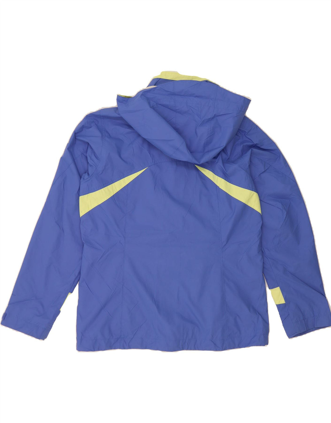 COLUMBIA Womens Interchange Loose Fit Rain Jacket UK 16 Large Blue Vintage Columbia and Second-Hand Columbia from Messina Hembry 