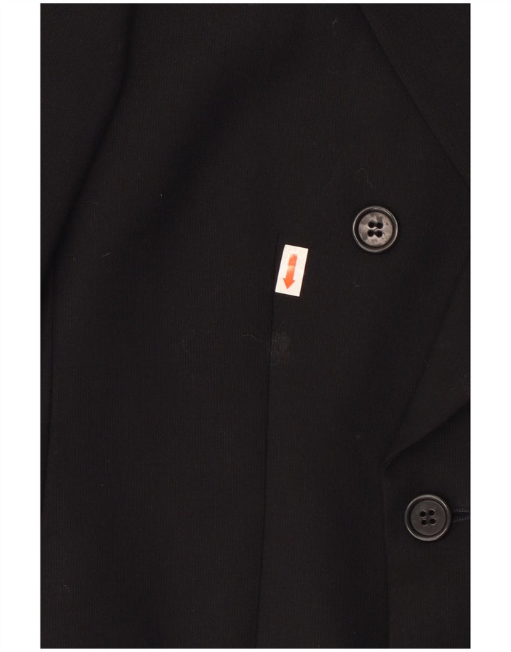 Marks & Spencer Herre Double Breasted Blazer Jacket UK 40 Medium Navy Blue