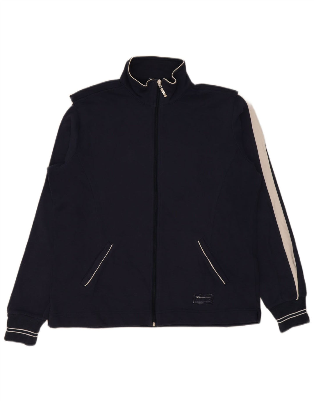 Champion dame træningsdragt topjakke UK 18 XL marineblå bomuld