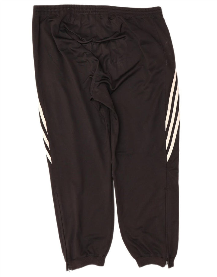 ADIDAS Mens Tracksuit Trousers Joggers XL  Black Polyester