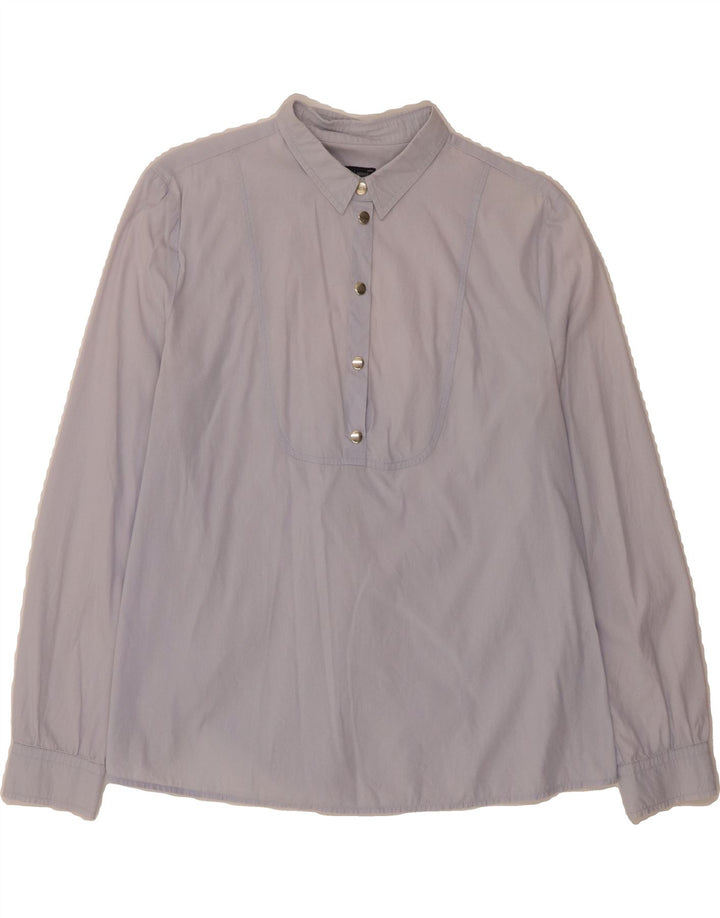 ARMANI JEANS Womens Oversized Pullover Shirt IT 40 Small Blue Vintage Armani Jeans and Second-Hand Armani Jeans from Messina Hembry 