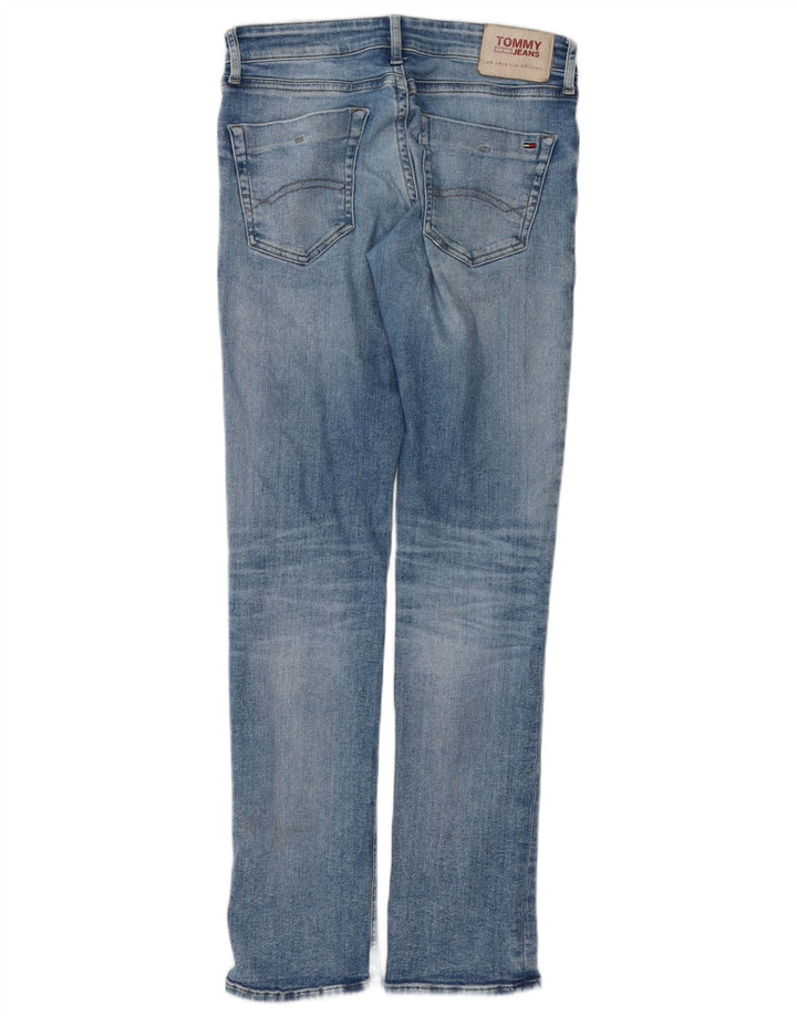 TOMMY HILFIGER Herre Scanton Slim Jeans W30 L34 Blå Bomuld