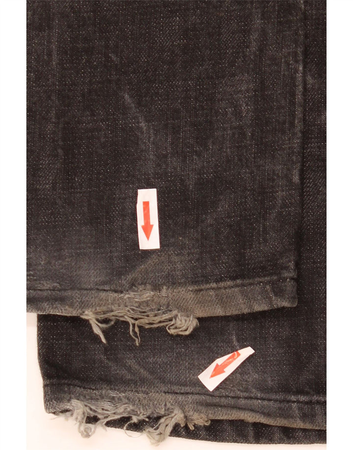 Lee Herre Bootcut Jeans W30 L34 Sort bomuld