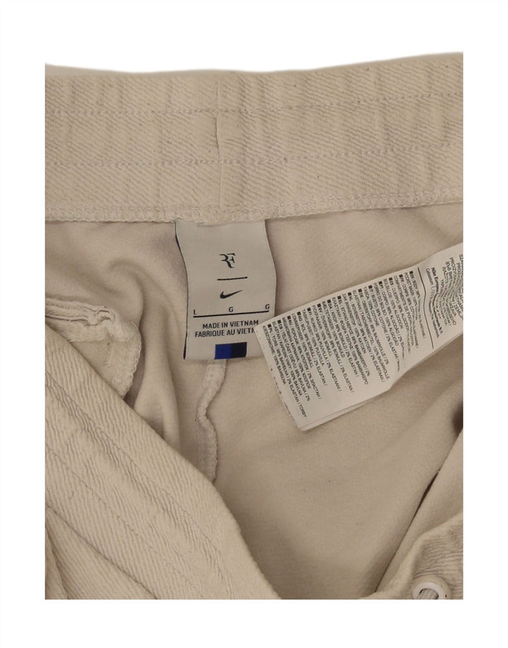 Nike Sportsshorts til mænd store beige bomuld