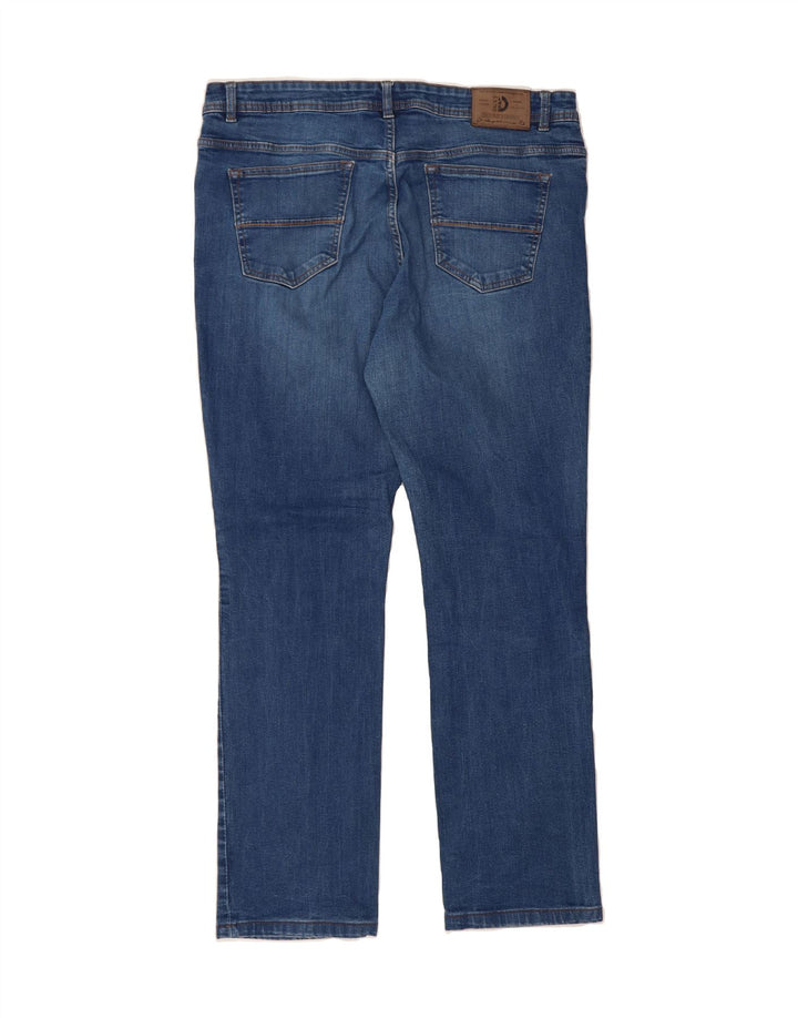 DACK'S Mens Regular Fit Straight Jeans IT 56 3XL W40 L30 Blue Cotton Vintage Dack's and Second-Hand Dack's from Messina Hembry 