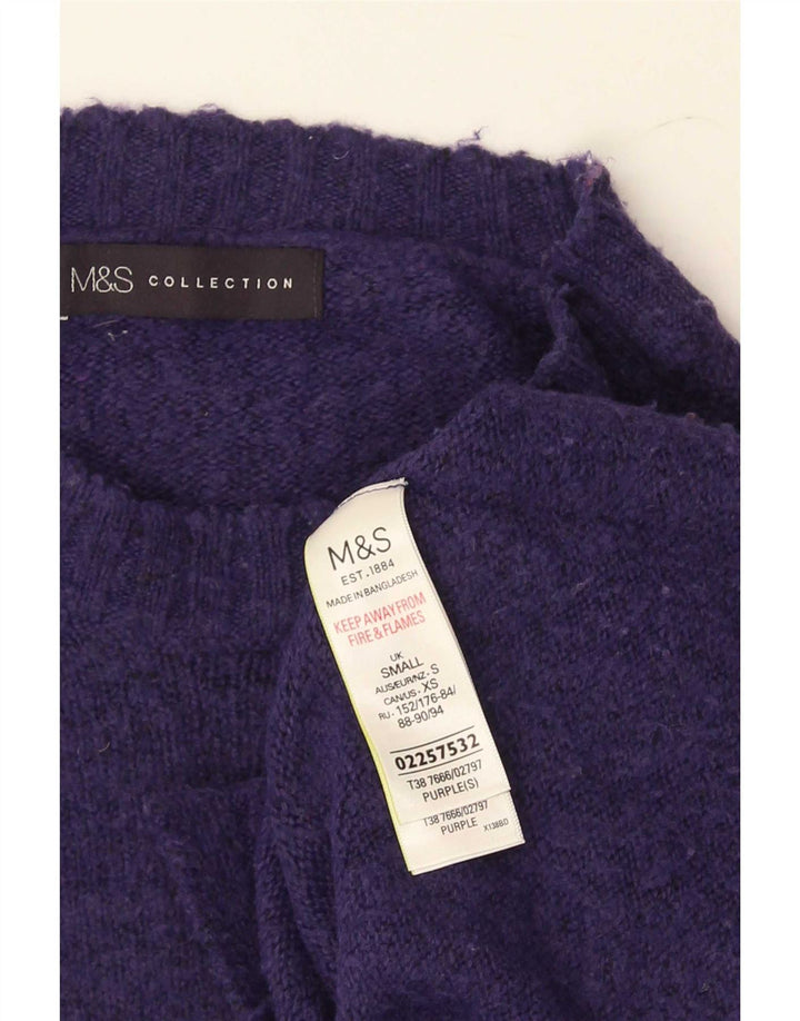 Marks & Spencer Dame sweater med rund hals DK 10 Lille lilla