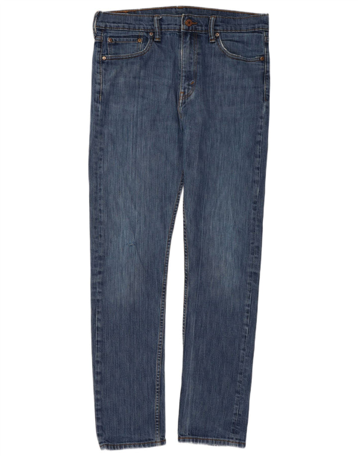Levi's Slim Jeans til mænd W33 L32 blå bomuld