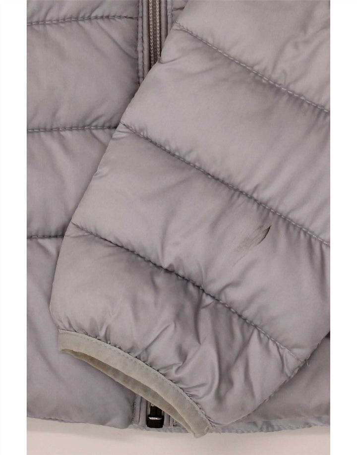 Napapijri Womens Geographic Polstret hættejakke UK 14 Medium Grey