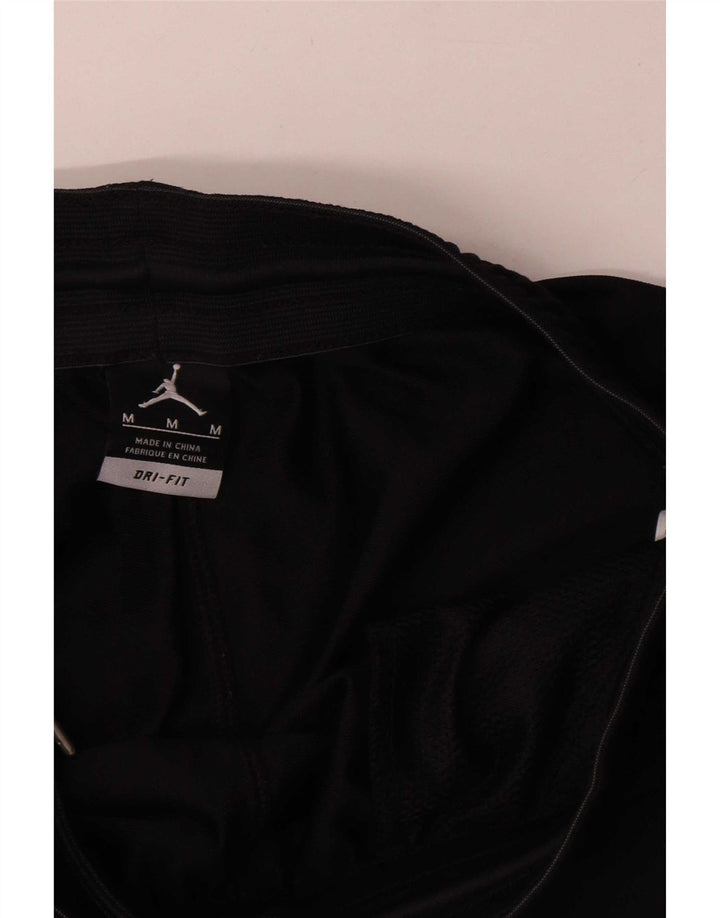 Jordan Herre Dri Fit grafiske sportsshorts mellem sort polyester