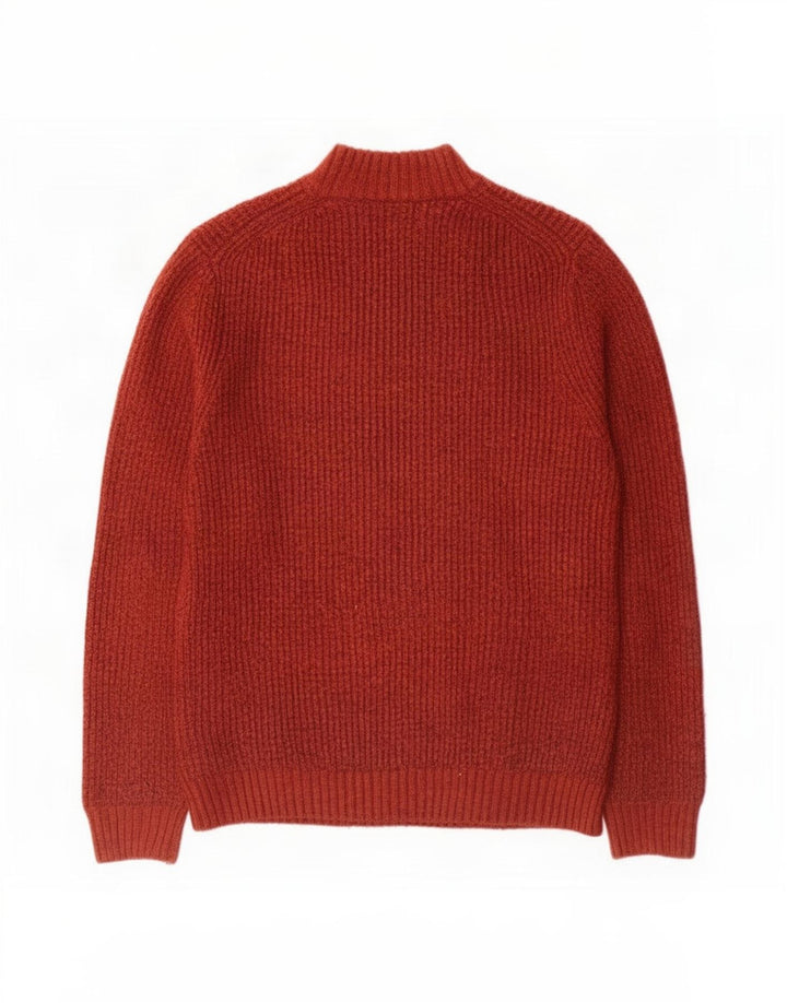 Marks & Spencer Herre Turtle Neck Jumper Sweater Medium Brun Akryl