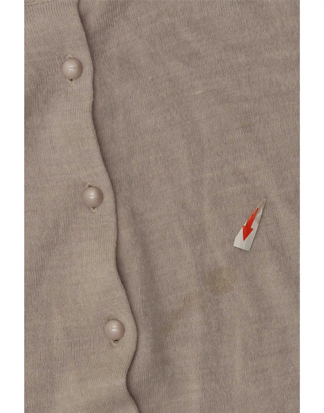 Marks & Spencer Dame Cardigan Sweater UK 14 Stor Grå Akryl