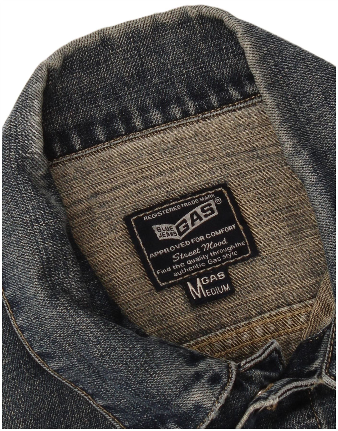 Gas Dame denimjakke UK 14 Medium Blue