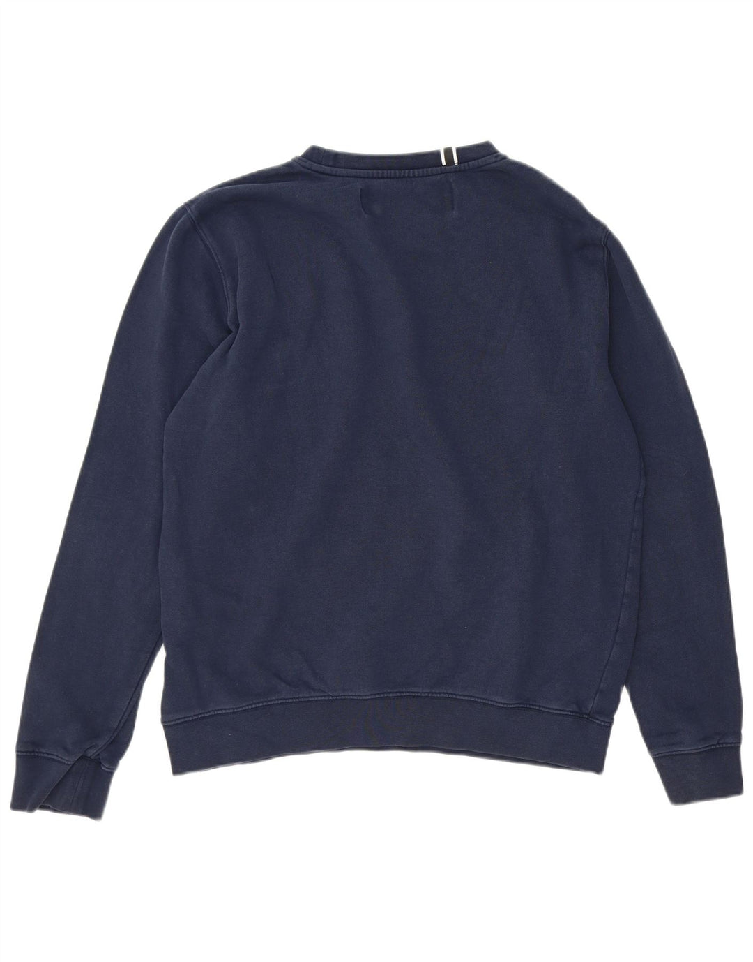 Replay Herre Grafisk Sweatshirt Jumper Stor Marineblå Bomuld