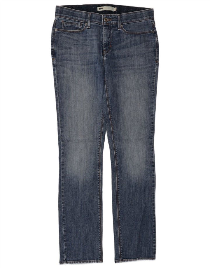 Levi's Dame 525 lige jeans US 8 Medium W28 L30 Blå Bomuld