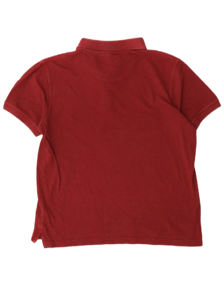 Pierre Cardin Herre Regular Fit Polo Shirt Medium Bourgogne Bomuld