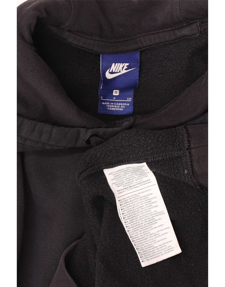 Nike Regular Fit hættetrøje til mænd, lille sort bomuld