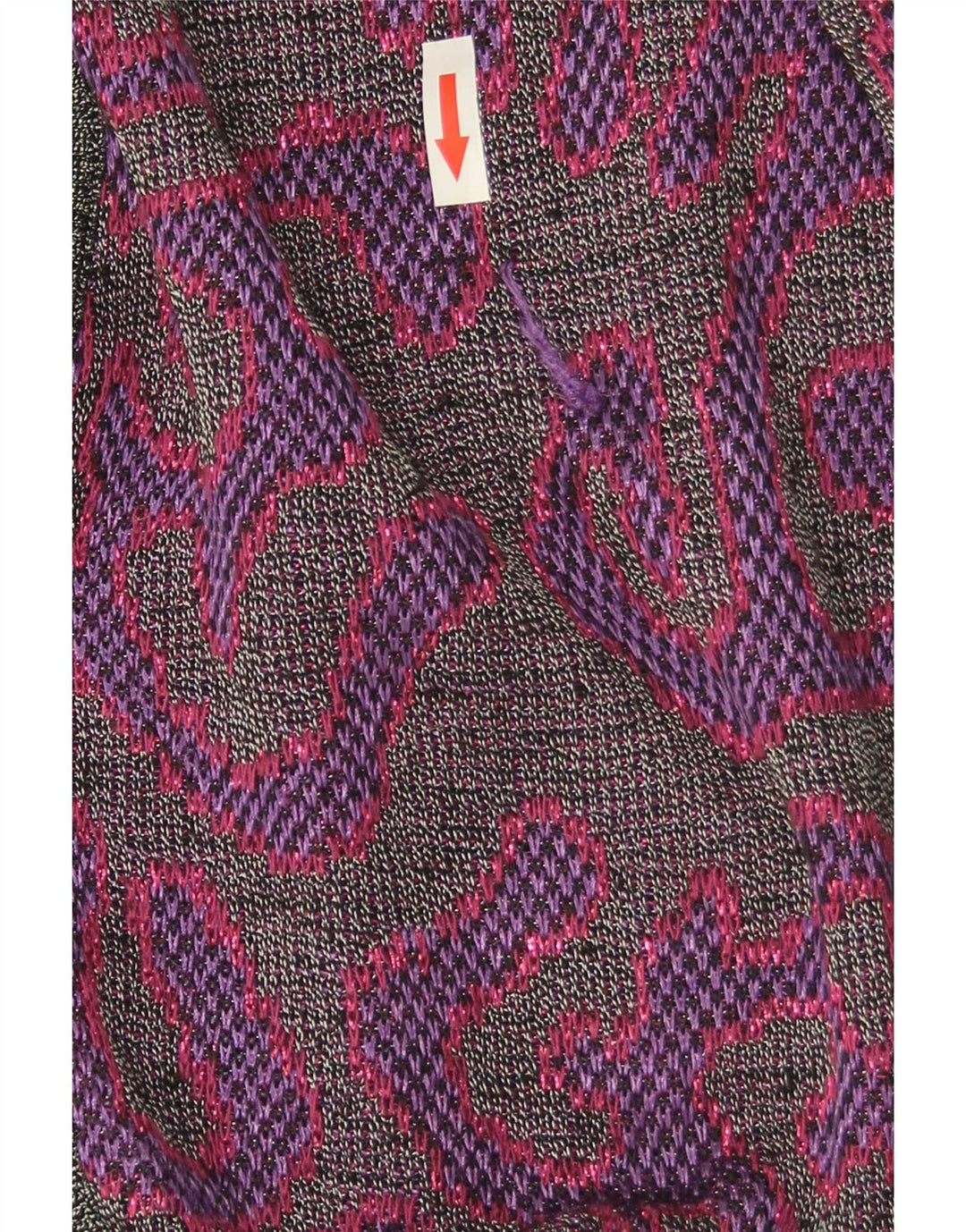 Di Bari kvinders abstrakt mønster cardigan sweater IT 40 Lille lilla