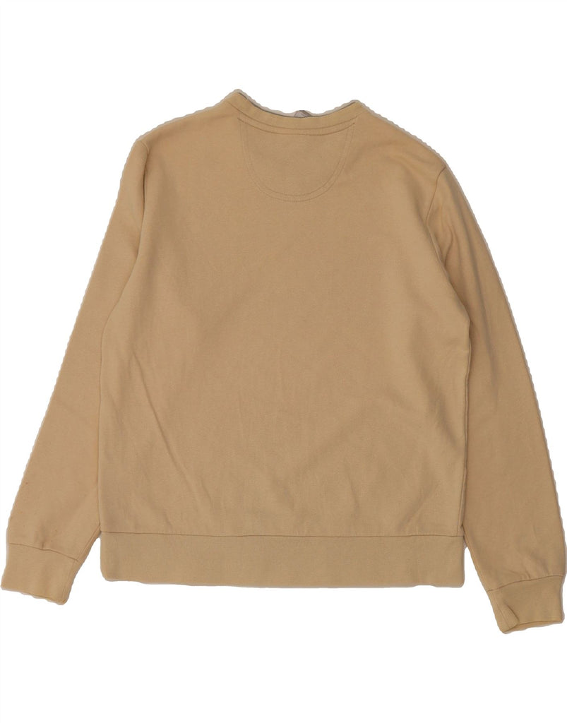 NIKE Womens Oversized Sweatshirt Jumper US 4/6 Small Beige Cotton Vintage Nike and Second-Hand Nike from Messina Hembry 