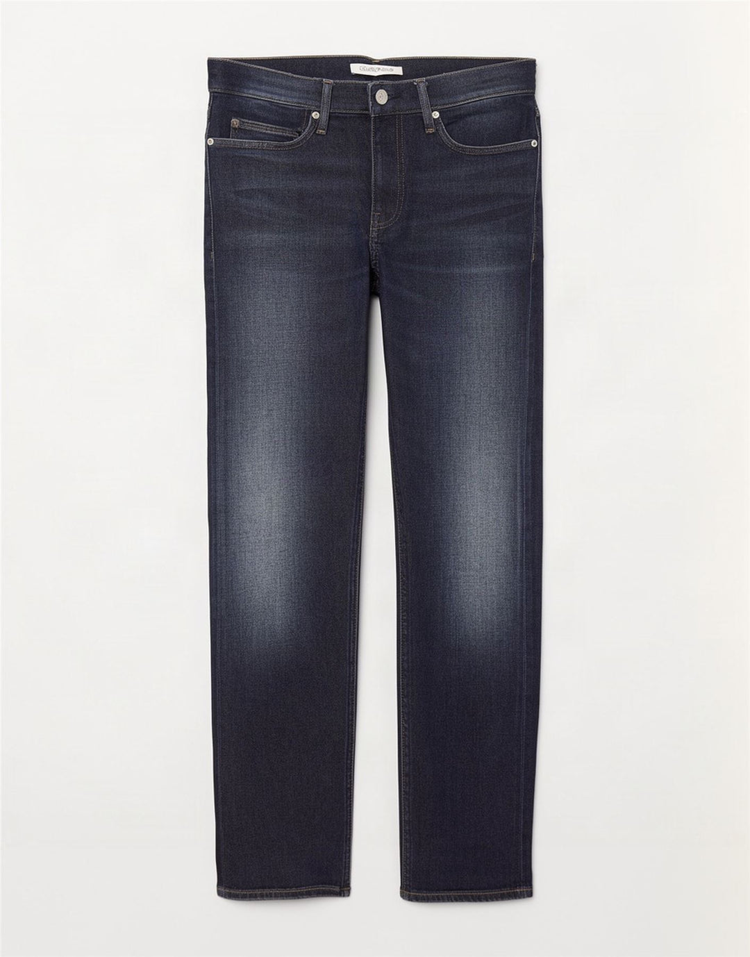 Calvin Klein Straight Jeans til mænd W33 L30 Marineblå Bomuld