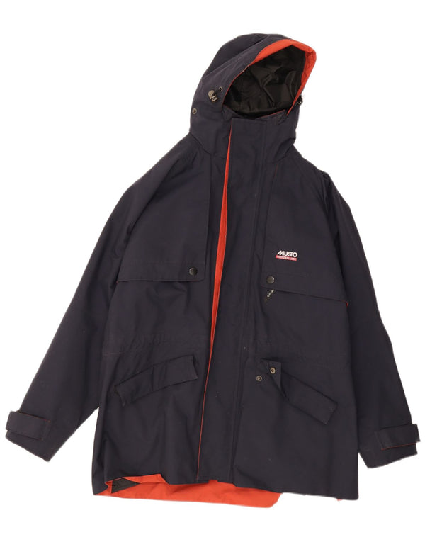 Musto Herre Performance Regnjakke med hætte UK 38 Medium Navy Blue Nylon