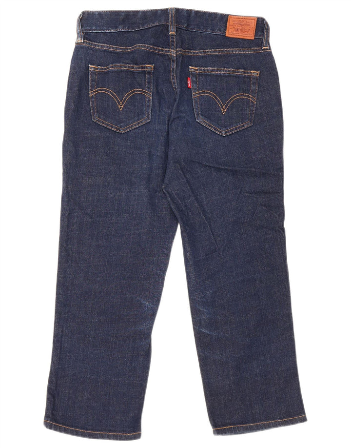Levi's Dame Capri Cropped Jeans W27 L22 Marineblå Bomuld
