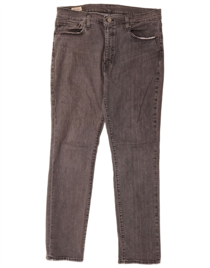 Levi's Herre 511 Slim Jeans W36 L32 Grå Bomuld