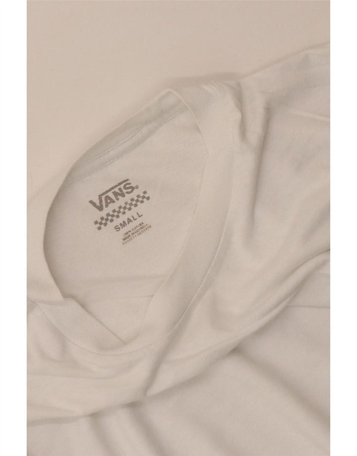 Vans Herre T-Shirt Top Lille Hvid Bomuld