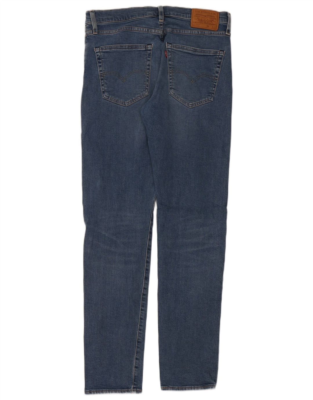 Levi's Herre 512 Slim Tapered Jeans W32 L34 Blå Bomuld
